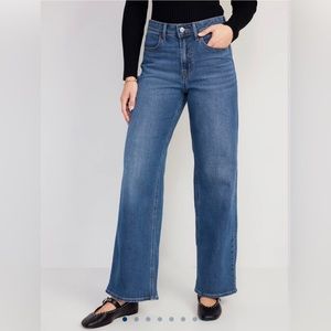 Old Navy Wow Wide Leg High Waist Jeans NWOT